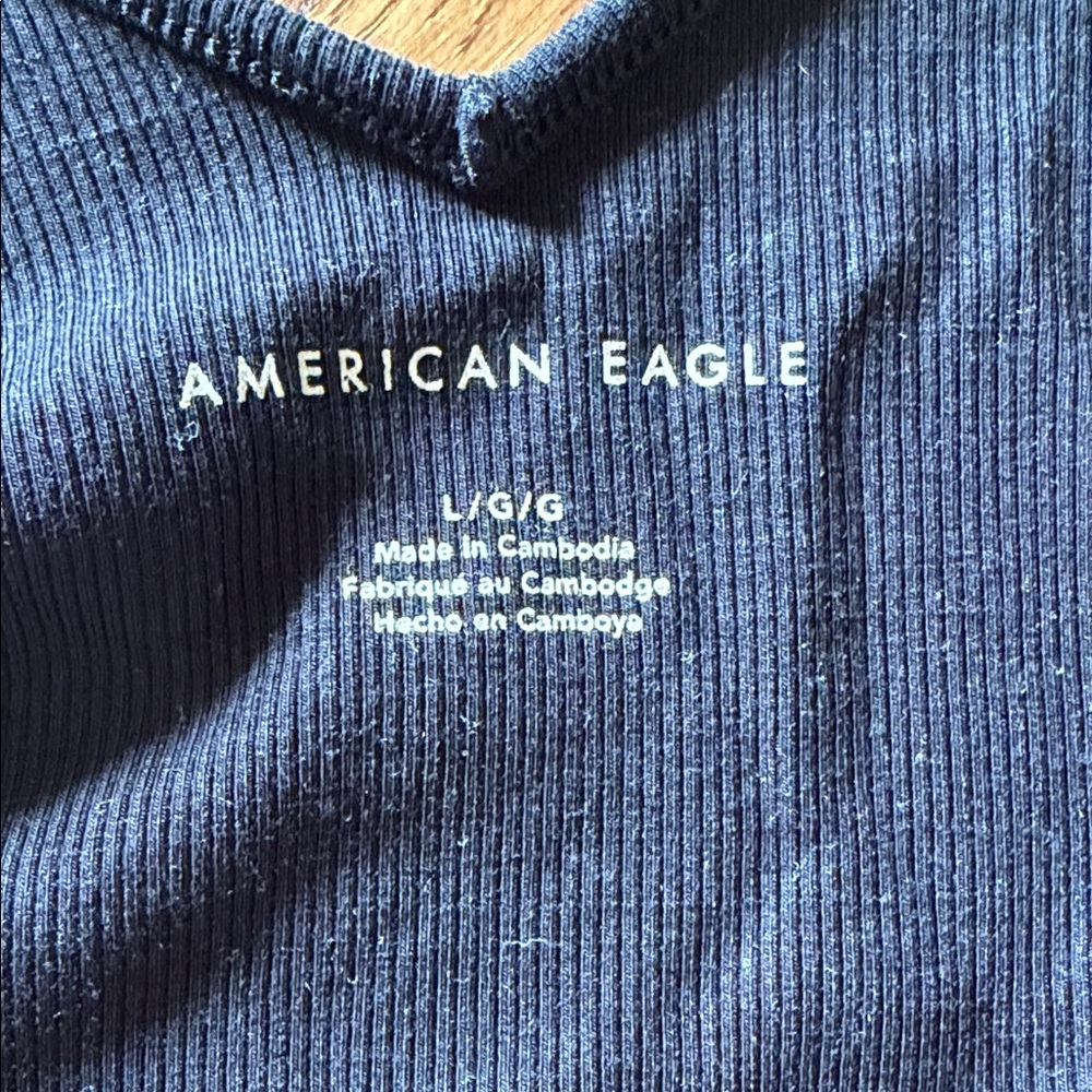 American Eagle Outfitters Charcoal Bodysuit - Picture 3 of 3